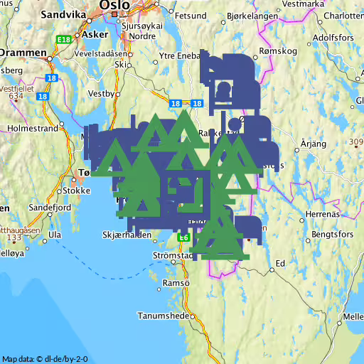 Ställplatser Østfold